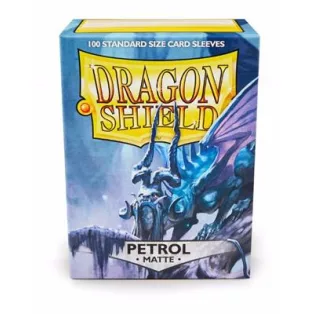 Dragon Shield Standard Sleeves - Matte Petrol (100 Sleeves)-AT-11020