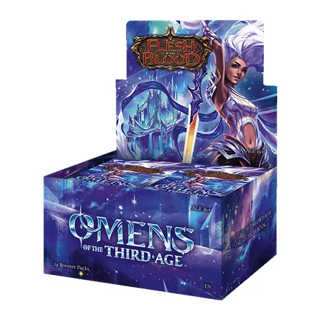 Flesh & Blood TCG - Omens of the Third Age Booster Display (24 Packs) - EN-FAB2607-EN