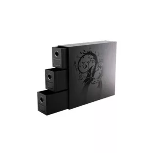 Dragon Shield Storage - Card Drawers Fortress - Vertical - 3 XL - Black-AT-33707