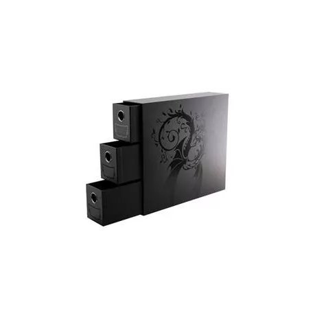 Dragon Shield Storage - Card Drawers Fortress - Vertical - 3 XL - Black-AT-33707