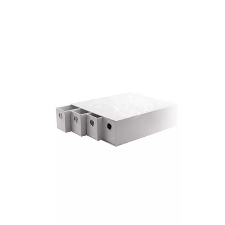 Dragon Shield Storage - Card Drawers Fortress - Horizontal - 4 - White-AT-33704