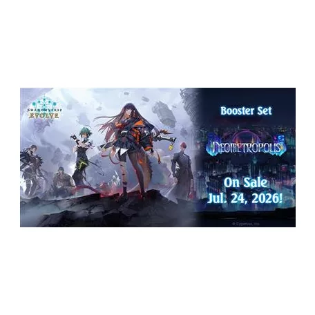Shadowverse: Evolve - Neometropolis Booster Display (12 packs) - EN-SVEE-BP18