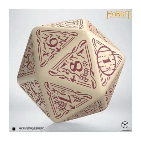 The Hobbit Spindown D20 - Terra TCG Jumbo Die-HOB/190166/20LEV09