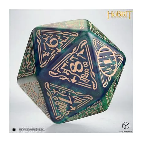The Hobbit Spindown D20 - Tideborn TCG Jumbo Die-HOB/190166/20LEV08