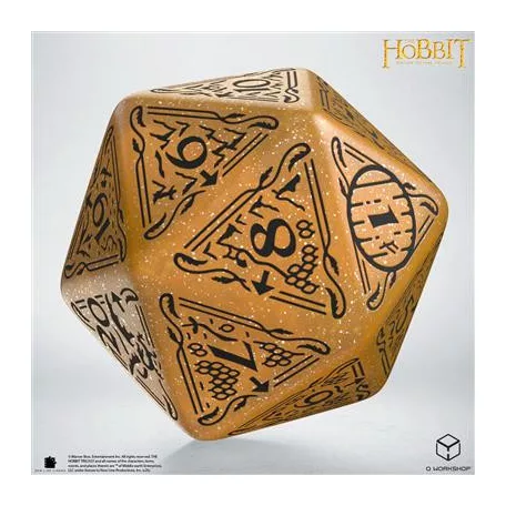 The Hobbit Spindown D20 - Solaris TCG Jumbo Die-HOB/190166/20LEV06