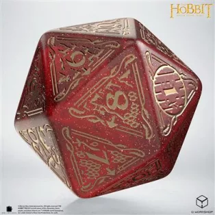 The Hobbit Spindown D20 - Ember TCG Jumbo Die-HOB/190166/20LEV03