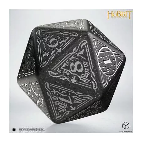 The Hobbit Spindown D20 - Umbral TCG Jumbo Die-HOB/190166/20LEV02