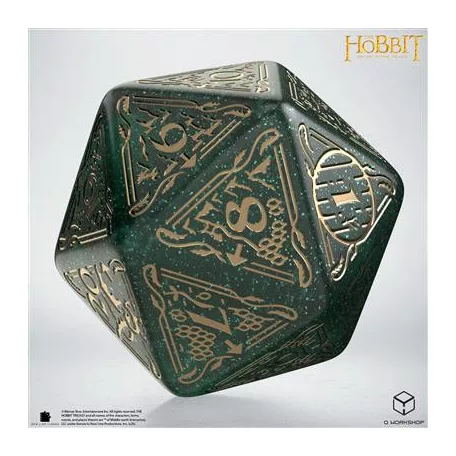 The Hobbit Spindown D20 - Verdant TCG Jumbo Die-HOB/190166/20LEV01