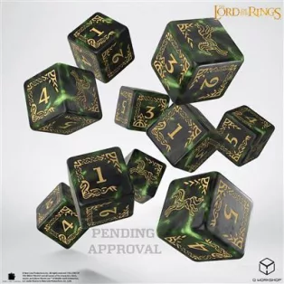 The Lord of the Rings: Rohan 10xD6 Dice Set-LOTR/190166/ROH/B