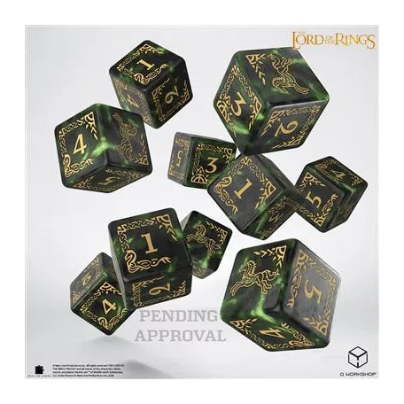 The Lord of the Rings: Rohan 10xD6 Dice Set-LOTR/190166/ROH/B