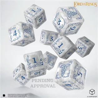 The Lord of the Rings: Rivendell 10xD6 Dice Set - Stone-LOTR/190166/RIV/B1