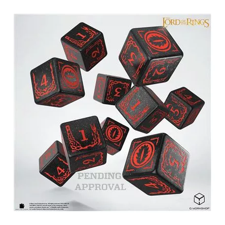 The Lord of the Rings: Mordor 10xD6 Dice Set-LOTR/190166/MOR/B