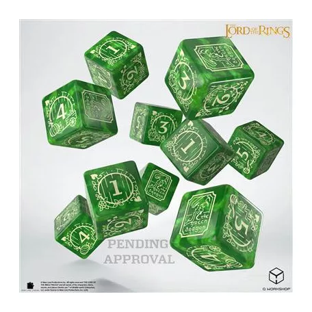 The Lord of the Rings: Shire 10xD6 Dice Set-LOTR/190166/SHI/B