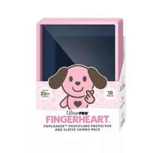 UP - FINGERHEART Blush POPLOADER Photocard Protector and Sleeve Combo Pack (10 Pack)-16799