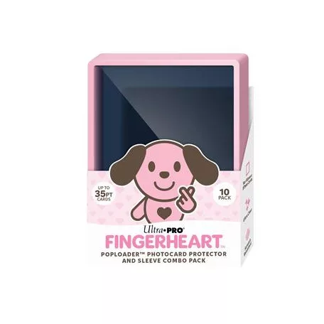 UP - FINGERHEART Blush POPLOADER Photocard Protector and Sleeve Combo Pack (10 Pack)-16799