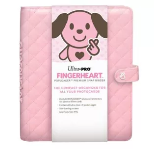 UP - FINGERHEART Blush POPLOADER Premium Snap Binder-16801
