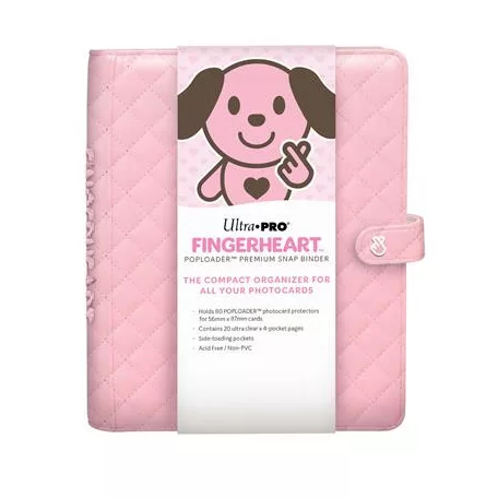 UP - FINGERHEART Blush POPLOADER Premium Snap Binder-16801