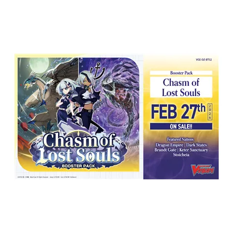 Cardfight!! Vanguard - Chasm of Lost Souls 2nd Edition Booster Display (16 Packs) - EN-VGE-DZ-BT12