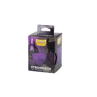 Dragon Shield Strongbox Box - Clear Purple-AT-19004