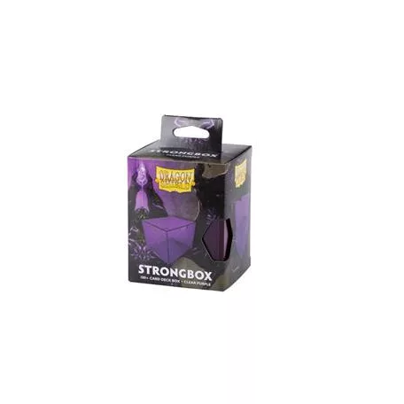 Dragon Shield Strongbox Box - Clear Purple-AT-19004