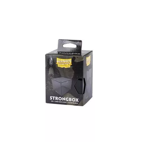 Dragon Shield Strongbox Box - Clear Black-AT-19002