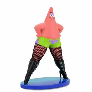 Spongebob Squarepants Goofy Goober Rock Patrick Star In Fishnets 6 In Resin Art Figure-KR19473-01