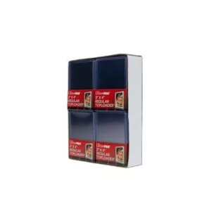 UP - 3” x 4” Clear Regular TOPLOADER Card Protectors (100CT) (4 Pack Tray) for Standard Size Cards-83822