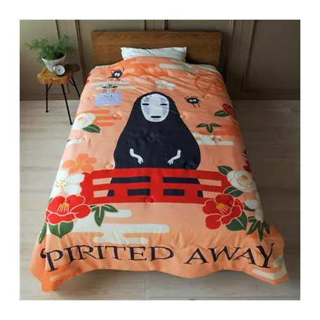 Spirited Away - Natsu Comforter No Face & Flowers-MARU-93837