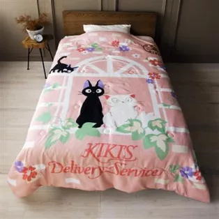 Kiki's Delivery Service - Natsu Comforter Sweet Pink Jiji-MARU-93835