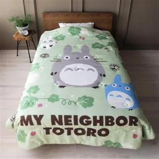 My Neighbor Totoro - Natsu Comforter Totoro Green Leaf-MARU-93834