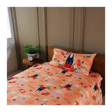 Spirited Away - Natsu Bed Cover Set No Face & Flowers-MARU-93833
