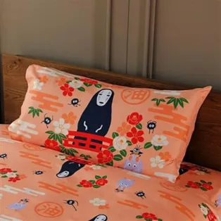 Spirited Away - Natsu Cushion Cover No Face & Flowers-MARU-93829