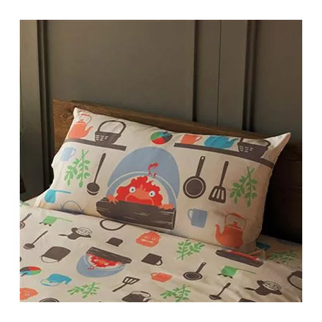 Howl's Moving Castle - Natsu Cushion Cover Cook with Calcifer-MARU-93828