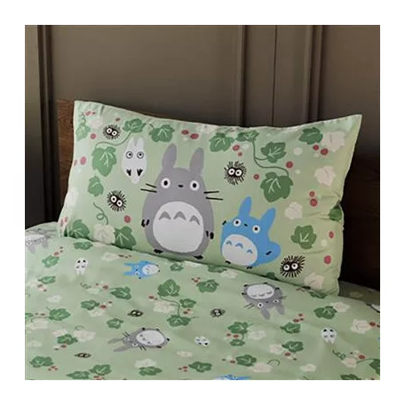 My Neighbor Totoro - Natsu Cushion Cover Totoro Green Leaf-MARU-93826