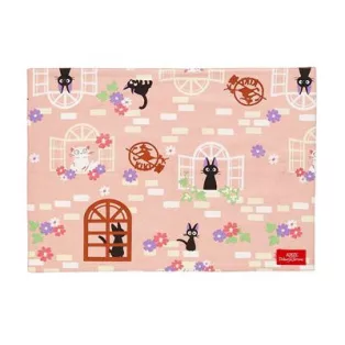 Kiki's Delivery Service - Natsu Lunch Mat Sweet Pink Jiji-MARU-93818