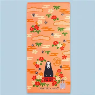 Spirited Away - Bath Towel No Face & Flowers 70x140 cm-MARU-93797