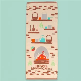 Howl's Moving Castle - Natsu Towel Cook with Calcifer 34x80 cm-MARU-93792
