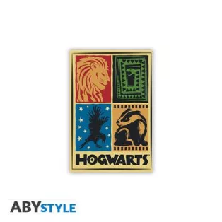 HARRY POTTER - Standard Magnet - Hogwarts 4 Houses-ABYMGN062