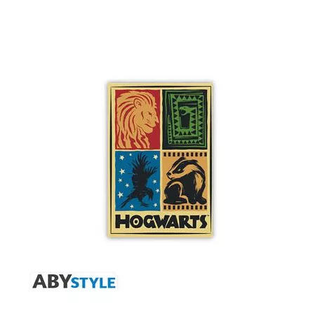 HARRY POTTER - Standard Magnet - Hogwarts 4 Houses-ABYMGN062