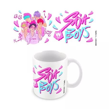 K-POP DEMON HUNTERS (SAJA BOYS) WHITE MUG-MG2510651C
