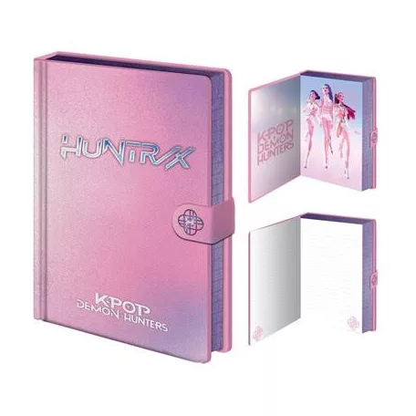 K-POP DEMON HUNTERS (IRRIDESCENT) PREMIUM NOTEBOOK WITH CLASP-SR2510689