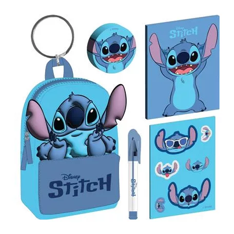 STITCH (CORE BLUE) MINI FILLED BACKPACK KEYCHAIN-SR2500423