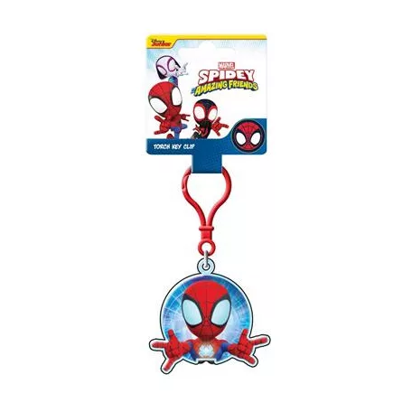 SPIDER-MAN (SPIDEY GLOW WEBS) TORCH KEY CLIP-TK2500107