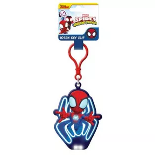 SPIDEY & FRIENDS (GLOW) TORCH KEYCLIP-TK2500517