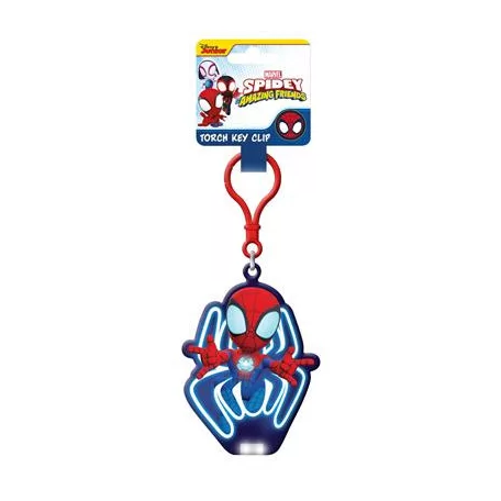 SPIDEY & FRIENDS (GLOW) TORCH KEYCLIP-TK2500517
