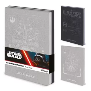 STAR WARS (REBEL) A6 FLEXI NOTEBOOK TWIN PACK-SR2402524