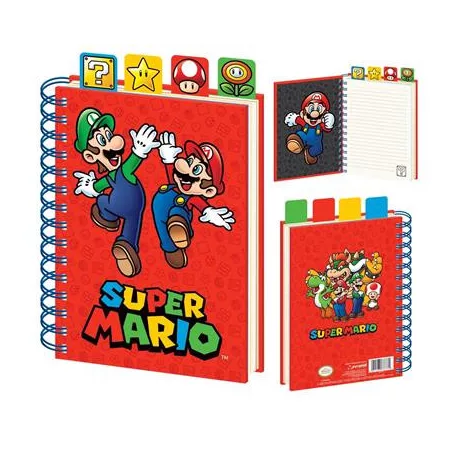SUPER MARIO (ITEMS) A5 WIRO PROJECT BOOK (CF Version)-SR2501296