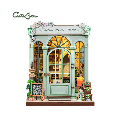 CuteBee - Miniature House - Champs-Élysées Florist-SAK18075