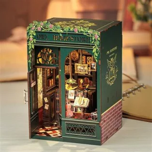 CuteBee - Book Nook - Owl Bookstore-SAK18037