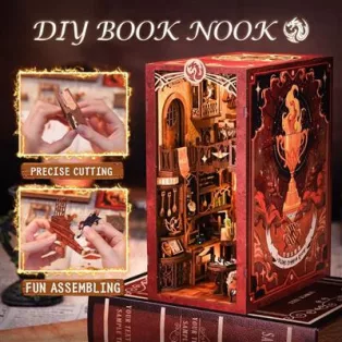 CuteBee - Book Nook - Flame Common Room-SAK18015